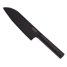 Dao Nhà Bếp Santoku Knife Dài 300 Mm, Bằng Thép Không Gỉ - Màu Đen - LocknLock - CKK312